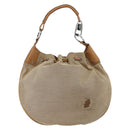 GUCCI Shoulder Bag Canvas Beige Silver 109210 Auth bs33831-2
