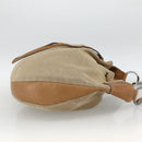 GUCCI Shoulder Bag Canvas Beige Silver 109210 Auth bs33831-4