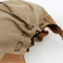 GUCCI Shoulder Bag Canvas Beige Silver 109210 Auth bs33831-6