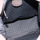 GUCCI Bamboo Hand Bag Nylon Khaki Silver 000 1998 0508 Auth bs33832-11
