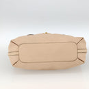 Chloe Elsie Hand Bag Leather 2way Beige Gold Auth bs33833-5