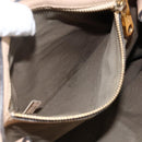 Chloe Elsie Hand Bag Leather 2way Beige Gold Auth bs33833-23