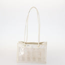 FENDI Pecan Canvas Bag Coated Canvas 4 Set Black Brown white Auth bs33838-9