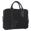 VERSACE Hand Bag Nylon 2way Black Auth bs33839-1