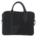 VERSACE Hand Bag Nylon 2way Black Auth bs33839-13
