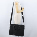 VERSACE Hand Bag Nylon 2way Black Auth bs33839-23