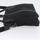 VERSACE Hand Bag Nylon 2way Black Auth bs33839-4