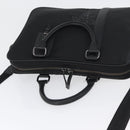 VERSACE Hand Bag Nylon 2way Black Auth bs33839-6