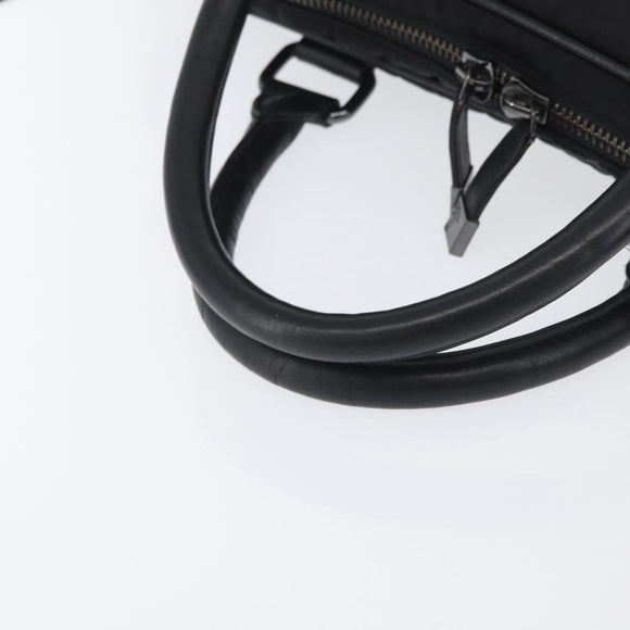 VERSACE Hand Bag Nylon 2way Black Auth bs33839