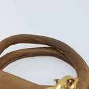 Christian Dior Lady Dior Canage Handtasche Nylon Braun Gold Auth bs33840-8
