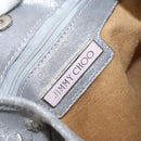 Jimmy Choo Tote Bag Suede Silver Auth bs33845-14