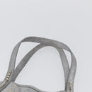 Jimmy Choo Tote Bag Suede Silver Auth bs33845-8