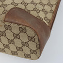 GUCCI GG Canvas Handtasche Beige Gold 002 1122 2684 Auth bs33846-10