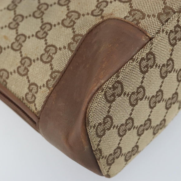 GUCCI GG Canvas Handtasche Beige Gold 002 1122 2684 Auth bs33846