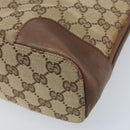 GUCCI GG Canvas Handtasche Beige Gold 002 1122 2684 Auth bs33846-12