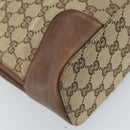 GUCCI GG Canvas Handtasche Beige Gold 002 1122 2684 Auth bs33846-13