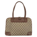 GUCCI GG Canvas Handtasche Beige Gold 002 1122 2684 Auth bs33846-2