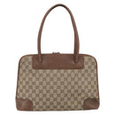 GUCCI GG Canvas Handtasche Beige Gold 002 1122 2684 Auth bs33846-3