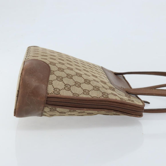 GUCCI GG Canvas Handtasche Beige Gold 002 1122 2684 Auth bs33846