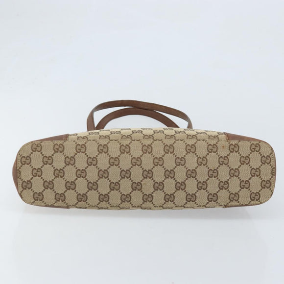 GUCCI GG Canvas Handtasche Beige Gold 002 1122 2684 Auth bs33846
