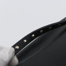 VALENTINO Clutch Bag Leather Black Auth bs33847-17