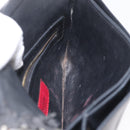 VALENTINO Clutch Bag Leather Black Auth bs33847-21