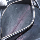 VALENTINO Clutch Bag Leather Black Auth bs33847-25