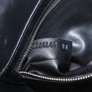 VALENTINO Clutch Bag Leather Black Auth bs33847-12