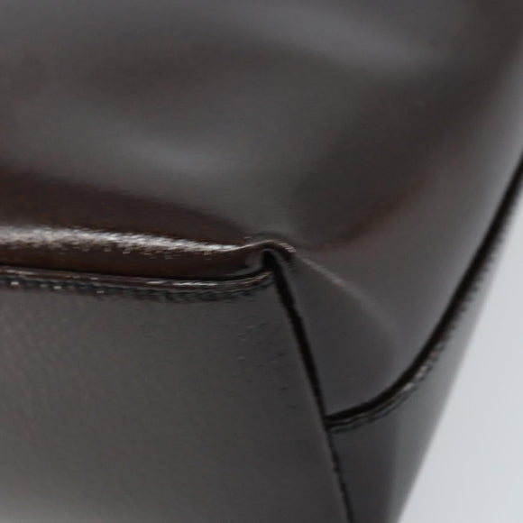GUCCI Tote Bag Leather Brown 001 2058 3021 Auth bs33849