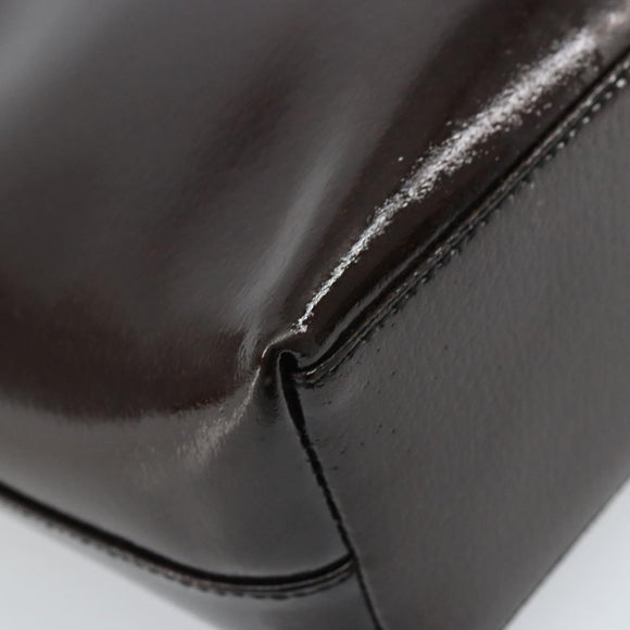 GUCCI Tote Bag Leather Brown 001 2058 3021 Auth bs33849