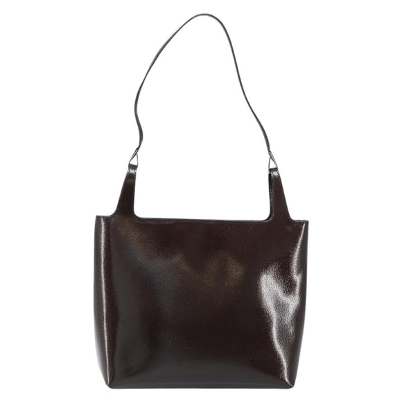 GUCCI Tote Bag Leather Brown 001 2058 3021 Auth bs33849
