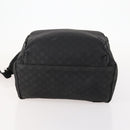 GUCCI GG Canvas Backpack Nylon Black Silver 179606 Auth bs33851-11