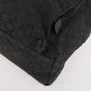 GUCCI GG Canvas Backpack Nylon Black Silver 179606 Auth bs33851-12