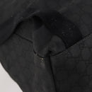 GUCCI GG Canvas Backpack Nylon Black Silver 179606 Auth bs33851-15