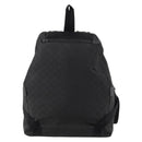 GUCCI GG Canvas Backpack Nylon Black Silver 179606 Auth bs33851-3