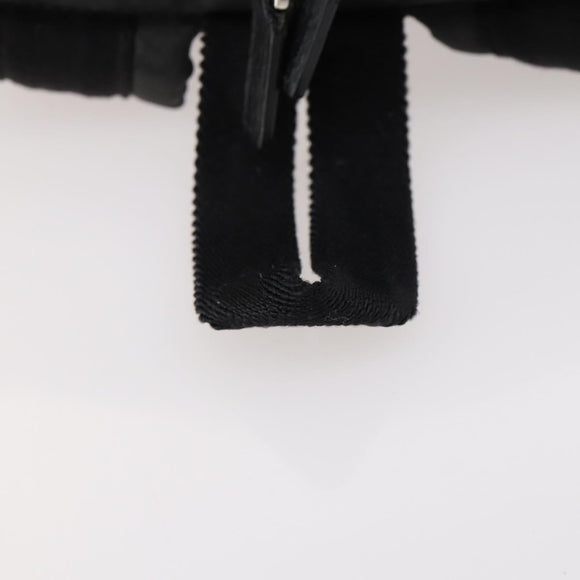 GUCCI GG Canvas Backpack Nylon Black Silver 179606 Auth bs33851