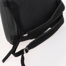 GUCCI GG Canvas Backpack Nylon Black Silver 179606 Auth bs33851-9