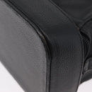 Gianni Versace Clutch Bag Leather Black Gold Auth bs33853-10