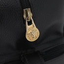 Gianni Versace Clutch Bag Leather Black Gold Auth bs33853-14