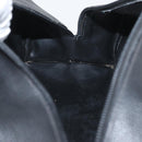 Gianni Versace Clutch Bag Leather Black Gold Auth bs33853-18