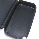 Gianni Versace Clutch Bag Leather Black Gold Auth bs33853-19