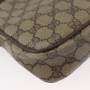 GUCCI GG Supreme Shoulder Bag PVC Beige Gold 97 02 068 Auth bs33854-15