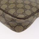 GUCCI GG Supreme Shoulder Bag PVC Beige Gold 97 02 068 Auth bs33854-16