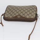 GUCCI GG Supreme Shoulder Bag PVC Beige Gold 97 02 068 Auth bs33854-6