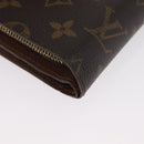LOUIS VUITTON Monogram Porto Papie Zip Wallet M61207 LV Auth bs33861-16