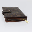 LOUIS VUITTON Monogram Porto Papie Zip Wallet M61207 LV Auth bs33861-5
