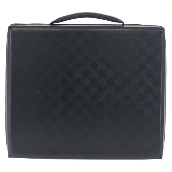 LOUIS VUITTON Damie Grasset Luke Business Bag Navy LV Auth bs33862