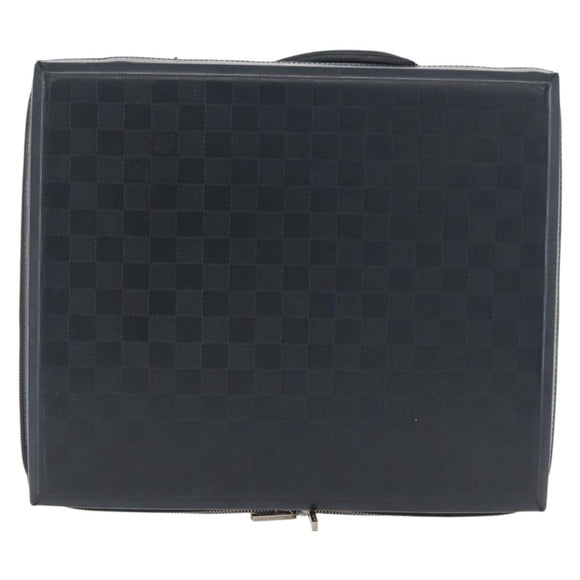 LOUIS VUITTON Damie Grasset Luke Business Bag Navy LV Auth bs33862