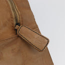 CHANEL Wild Stitch Hand Bag Leather Beige CC Auth bs33863-17