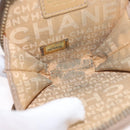 CHANEL Coin Purse Lamb Skin Beige Gold CC Auth bs33865-10